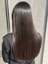 トップヘアーテラス(TOPHAIR TERRACE)&nbsp;知立美髪髪質改善ストレートロングダークブラウン艶髪20代30代