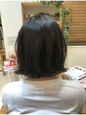 切りっぱなしボブ