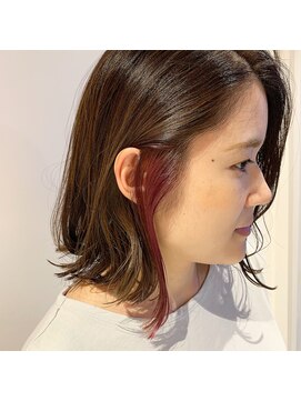 ヘアーサロン フーガ せんげん台店(HAIR SALON fuuga) ダブルカラーイルミナカラーインナーカラーハイライトブリーチ