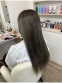 バレイヤージュ/シルバーグレー