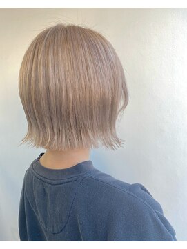 ヘアメイク オブジェ(hair make objet) 韓国スタイル　韓国ヘア　ハイトーン