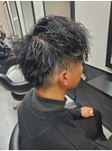 かき上げヘアメンズツイストパーマスパイラルパーマ【千葉】