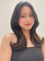 ノイズ エコル(Hair&Make NOISM ekolu )&nbsp;韓国風　王道のくびれヘアトリートメント前髪カットブリーチ