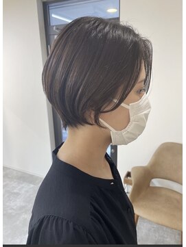 ルーブ(Roove) 大人ショート×ダークグレージュ