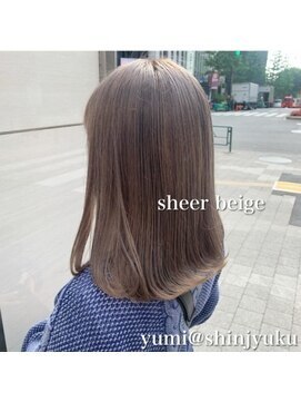 ワット 原宿店(W) 【担当yumi】シアーベージュ