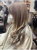 馴染み感を考えたミックスカラーのエクステ☆
