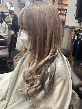 ディー エメ(D-aimer-) 馴染み感を考えたミックスカラーのエクステ☆