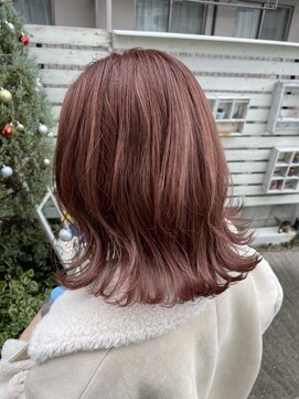 オーブ フォー ヘアー(AUBE for hair) ピンクベージュカラー