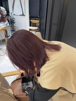 ヘアサロン ガリカ 表参道(hair salon Gallica) 【mami】大人ゆるふわラベンダーココアブリーチなしダブルカラー