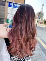 シカ 神戸三宮元町店(Cica)&nbsp;神戸三宮元町　ミルクティーベージュカラー　ハイトーンカラー