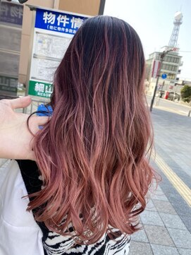 シカ 神戸三宮元町店(Cica) 神戸三宮元町　ミルクティーベージュカラー　ハイトーンカラー