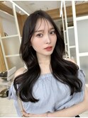 大人可愛い顔まわり レイヤーカット 似合わせサイドバング#