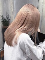 サイン 渋谷(SIGN)&nbsp;レイヤーカットインナーカラーイヤリングカラ一色落ち綺麗表参道