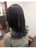 レイヤーロングボブ