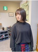 レイヤーボブ/顔まわりレイヤー/外ハネボブ 渋谷