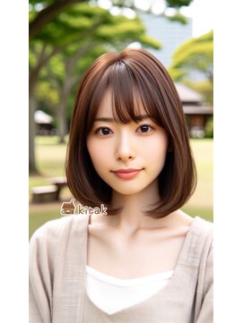 キラク(kirak) ラベンダーベージュボブ