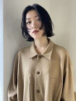 シーカ(siika)&nbsp;ナチュラルボブ/小顔ワンレン黒髪/ウルフレイヤーボブ