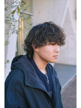 マール 矢場町(MARL) メンズウルフボブスパイラルパーマ