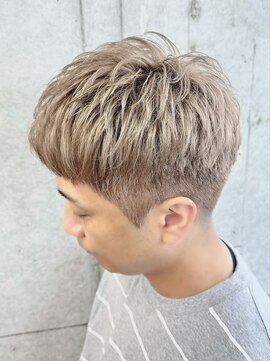 エイトメン 上野店(EIGHT MEN) ミルクティーベージュ×ショート