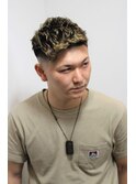 スキンフェードアイロンパーマ