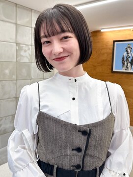 トゥコ(tuco) ボブ ツヤ髪 ショート 内巻き ミニ マチルダ