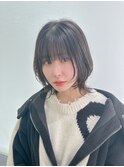 ボブウルフ/ミディアムウルフ/ウルフカット/顔まわりウルフ