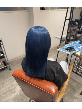 ムクヘア 御幸店(MUKU hair) DARK BLUE!!