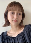 イメチェン外ハネボブ美髪のススメワイドバング