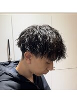 シェノン オム 梅田(CHAINON HOMME)&nbsp;MEN'S HAIR/束間ショート/コンマヘア/ツーブロックマッシュ
