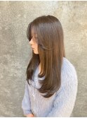 ラベンダーアッシュ×韓国風レイヤー