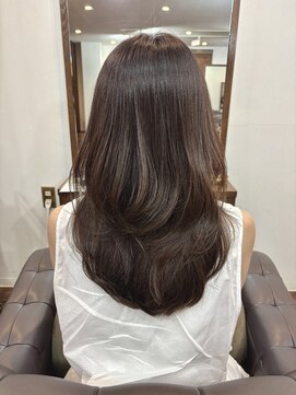 セレスト 心斎橋店(CELESTE) イノアカラー　髪質改善　レイヤースタイル