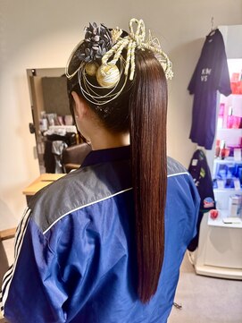 グッドライフヘアー(GOOD LIFE hair) 『成人式前撮り×タイトポニー』