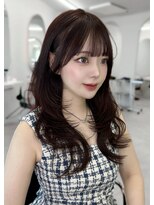 リッカ(LICCA)&nbsp;【RINA】ハッシュレイヤーカット×チェリーブラウン