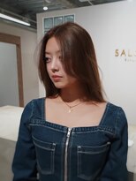 エン 栄店(enne)&nbsp;ココアベージュ×小顔レイヤーカット