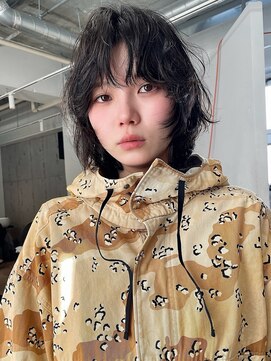 天神　ボブ　レイヤーカット　ボブパーマ