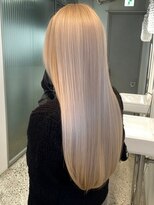 ネハス 名古屋栄店(nehus.)&nbsp;ミルクティー/ブリーチカラー/ウルフカット/レイヤーカット