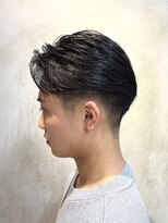 エリマ 調布(elima) 調布メンズパーマフェザーパーマセンターパートガイルヘアゆるめ