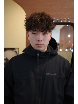 エディ(Edy) メンズマッシュツイストスパイラルパーマツイスパケアパーマ岡山