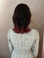 ビファインべクス(Befine becs)&nbsp;外ハネミディアム×裾カラーで華やかな印象に！