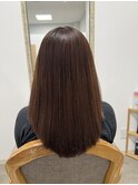 髪質改善カラー×ショコラブラウン