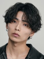 フィフス 天神大名(fifth)&nbsp;天神大名メンズパーマシャドウパーマシースルーマッシュウルフ