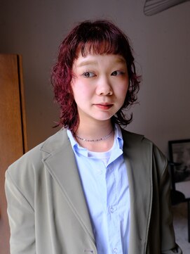 ハンク 表参道(Hank.) ブリーチなしで高発色なレイヤーボブ