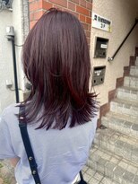 イイナヘアガレージ(117)&nbsp;【117hairgarage】艶髪_ピンクバイオレットカラー♪