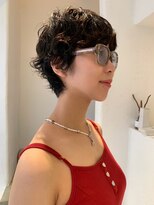 ナリー 河原町(Nary)&nbsp;dry permのような根元からしっかりパーマが出るshort perm