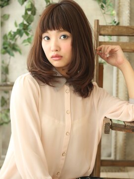 と和×美髪クリニック 巣鴨店 おしゃれなマッシュバングのナテュラルミディアム　巣鴨店