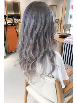 夏カラー アッシュグラデーションカラー ブリーチwカラー L デイズ Days のヘアカタログ ホットペッパービューティー