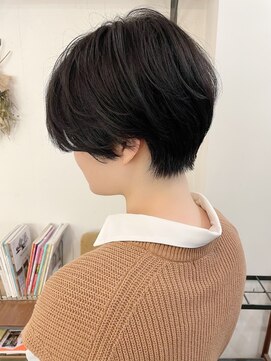 ベック ヘアサロン(BEKKU hair salon) 女性らしいハンサムショート×アッシュブラック