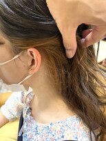 ヘアーサロン キー(Key)&nbsp;ナチュラルで大人かわいいインナーカラー♪ココアブラウン