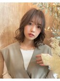 【misa】ゆるふわミディアムパーマ