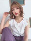 外国人風エアリーカールスタイル